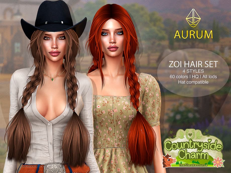 Прическа Zoi Hair Set
